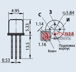 КП305Д Транзисторы КП305Д